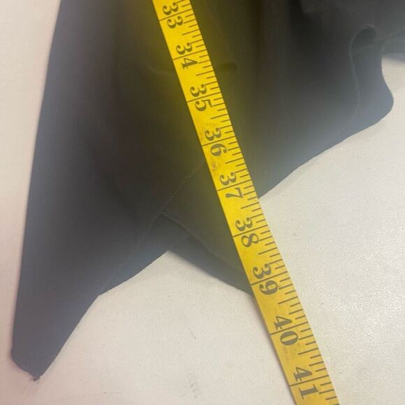 LaMouette Women’s Black Asymmetrical Cowl Neck Dress Black Size 26 SEE DESCRIPTI - Picture 7 of 12